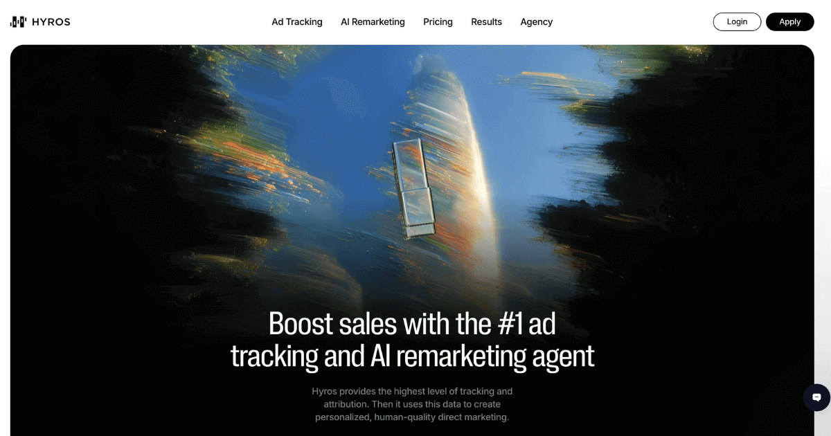 Hyros Dashboard Screenshot